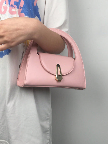 Barabum Mini Square Bag PU Pink Bag