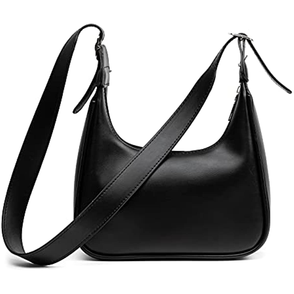 Barabum Retro Classic Half Round Messenger bag Shoulder bag, Zipper Open And Close, Suitable for Women