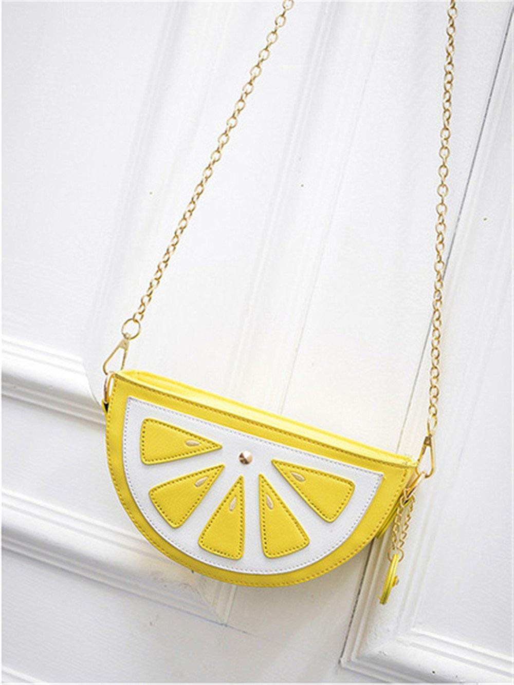 Latest Novelty Cute Lemon Shape Crossbody Bag for Women
