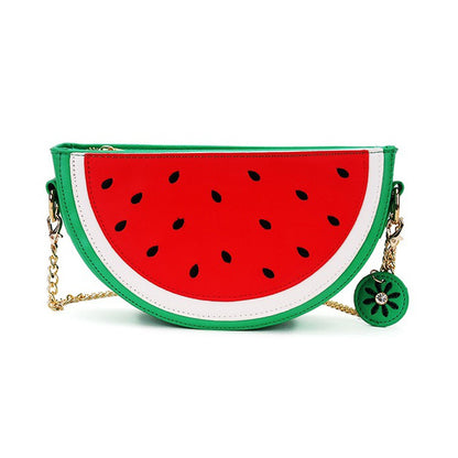Neueste Neuheit Niedliche Umhängetasche in Wassermelonenform für Damen
