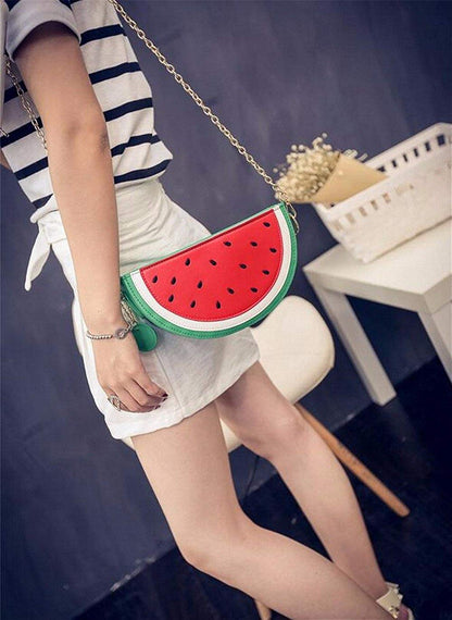 Neueste Neuheit Niedliche Umhängetasche in Wassermelonenform für Damen